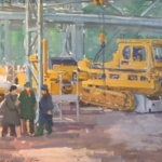 Медведев получи за рождения си ден картина от Путин