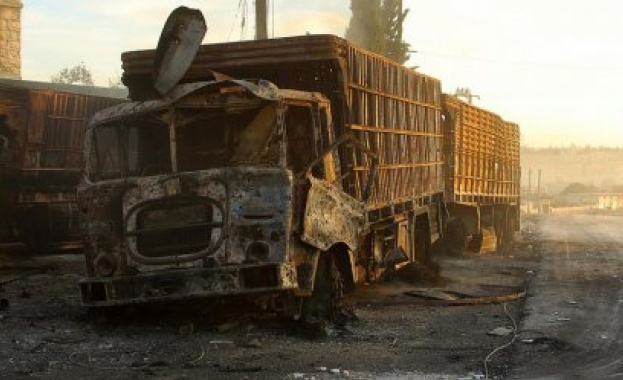 Хуманитарният конвой край Алепо е бил обстрелян от терористи