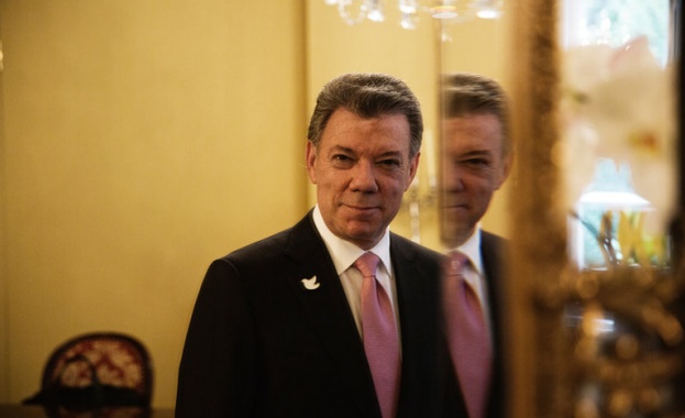 Президентът на Колумбия Хуан Мануел Сантос получи Нобеловата награда за мир