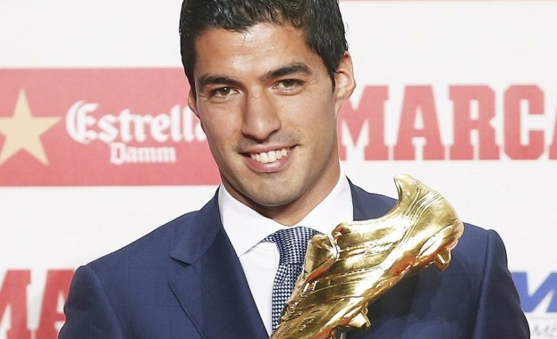 Луис Суарес получи Златната обувка 