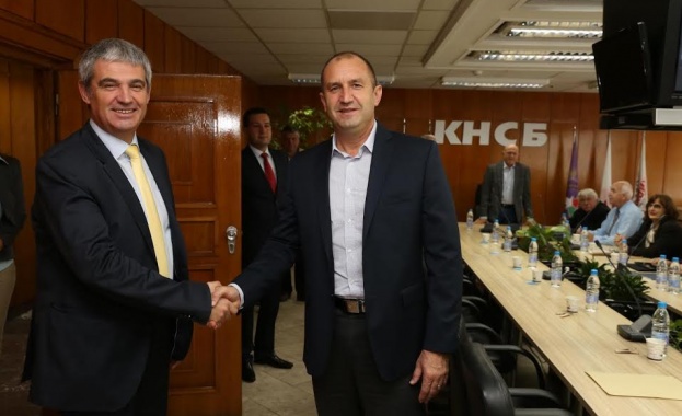 Румен Радев: Ще търся диалог със синдикатите и ще разчитам на тяхната експертна оценка