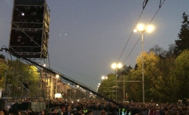 Без сериозни инциденти и нарушения на обществения ред премина митинг-концертът в София