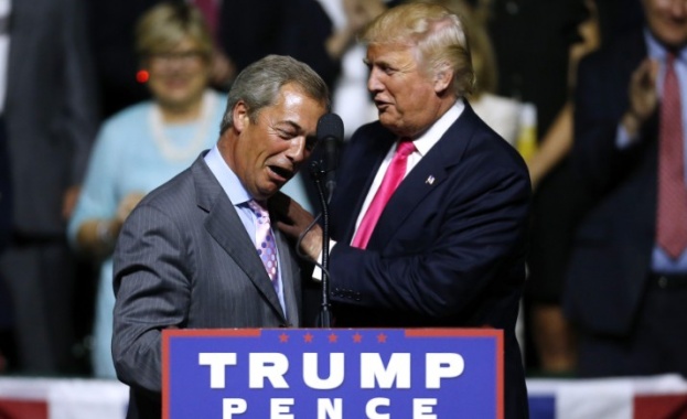 Великобритания отхвърли предложението на Тръмп новият посланик в САЩ да бъде Найджъл Фараж 