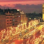 Шанз Елизе грейна с приказна коледна украса