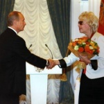 Владимир Путин с благодарност към  „Берёзка”                                              