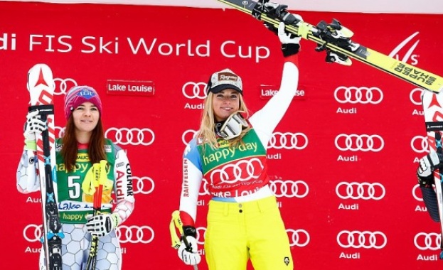 Лара Гут спечели супергигантския слалом в Лейк Луис