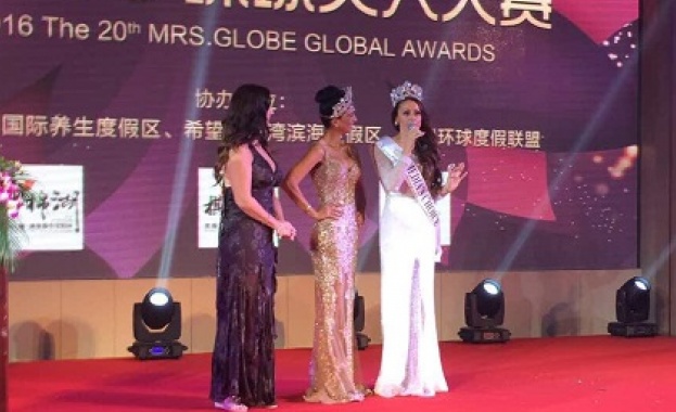 Цвети Разложка бе удостоена с наградата "Избор на медиите" на Mrs. Global Awards