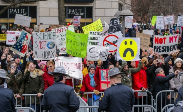 Над 200 протестиращи срещу Тръмп са задържани във Вашингтон