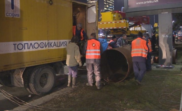 Не е ясно дали до края на деня ще пуснат парното в столичните квартали