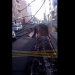 20-метрова дупка зейна на улица във Владивосток (ВИДЕО)