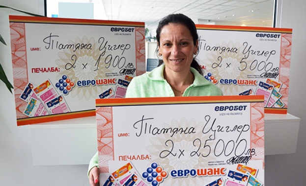 Впечатляващо! Късметлийка с 6 печалби в едно теглене на Еврошанс, взима 63 800 лева!