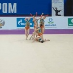 Ансамбълът ни по художествена гимнастика е втори във временното класиране на "Алина Къп"