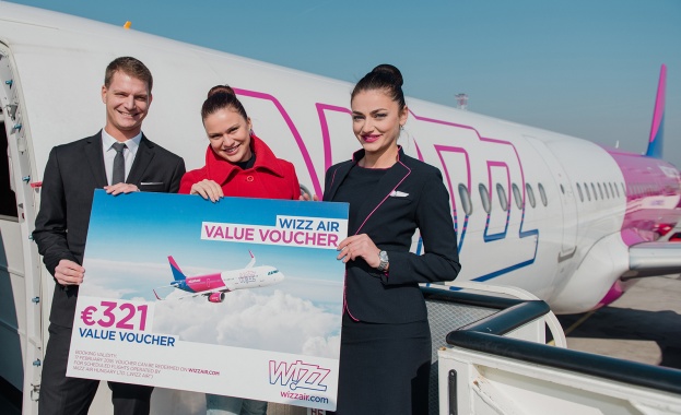 Wizz Air празнува първия полет с най-новия самолет Airbus A321 от София