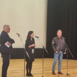 38 г. по-късно Джон Савидж, който изигра Клод Буковски, представи "Коса" и в България