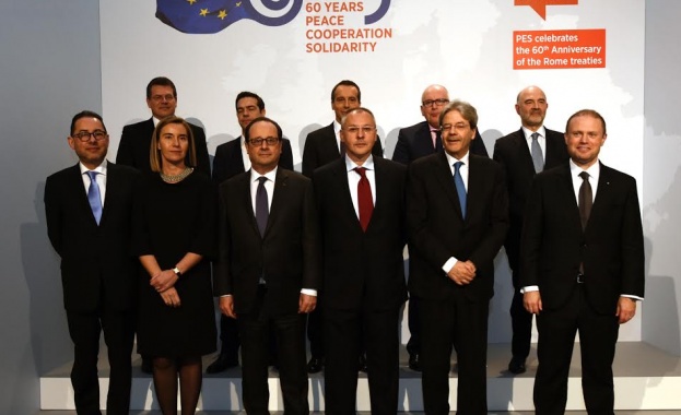 Станишев в Рим: ПЕС ще се бори за силна, справедлива и социална Европа