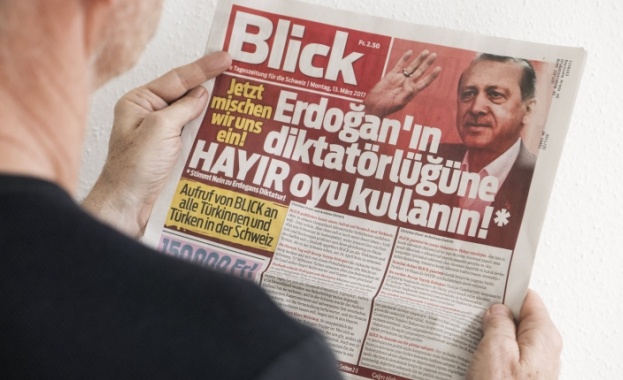 В Швейцария разследват лозунг, призоваващ Ердоган да бъде убит