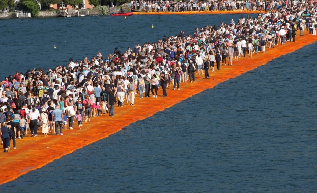 "Плаващите кейове" на Кристо са най-посещаваното културно събитие през 2016 г.