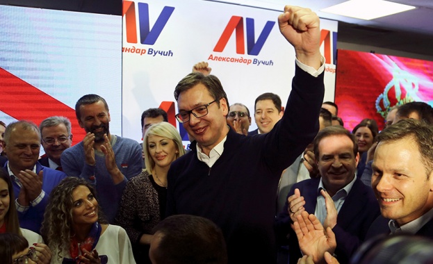 Александър Вучич спечели президентските избори в Сърбия