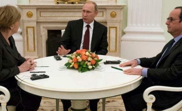 Путин, Меркел и Оланд обсъдиха обмена на информация в борбата с тероризма