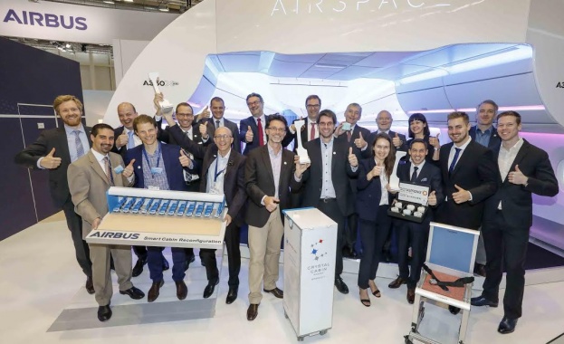 Airbus печели Crystal Cabin Award в няколко категории на изложението Aircraft Interiors Expo 2017 
