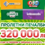 320 000 лева допълнителни печалби в пролетната кампания на Евробет!