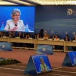 Ирина Бокова на Световния форум за междукултурен диалог в Баку