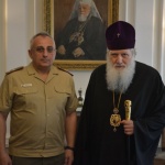 Почетен знак на Военната академия в София бе връчен на Патриарх Неофит