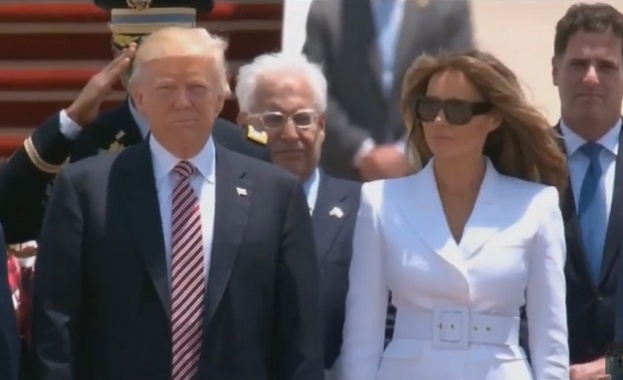 Доналд Тръмп пристигна в Израел