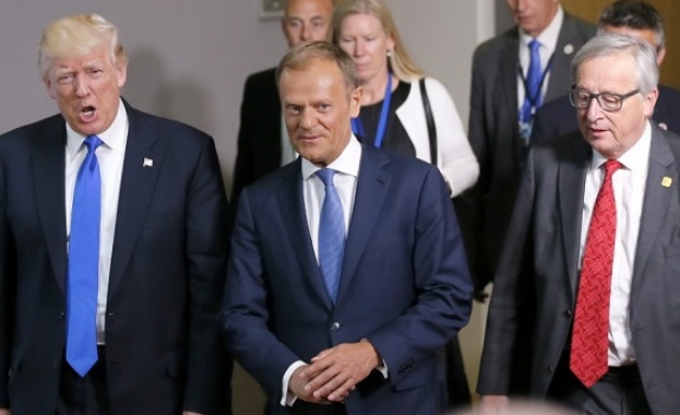 Без обща позиция за Русия след срещата между Тръмп, Туск и Юнкер