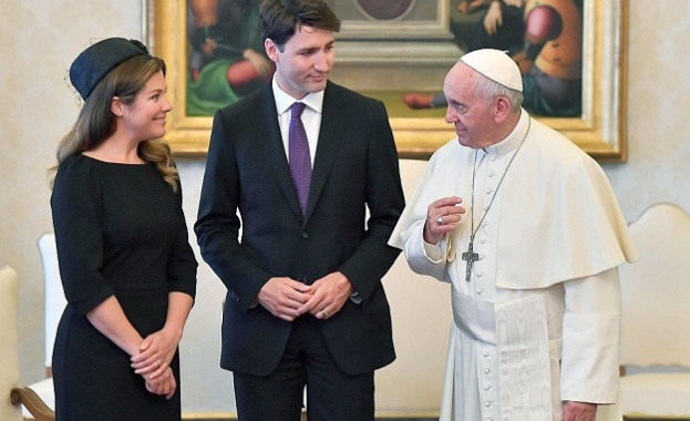Канадският премиер се срещна с папа Франциск