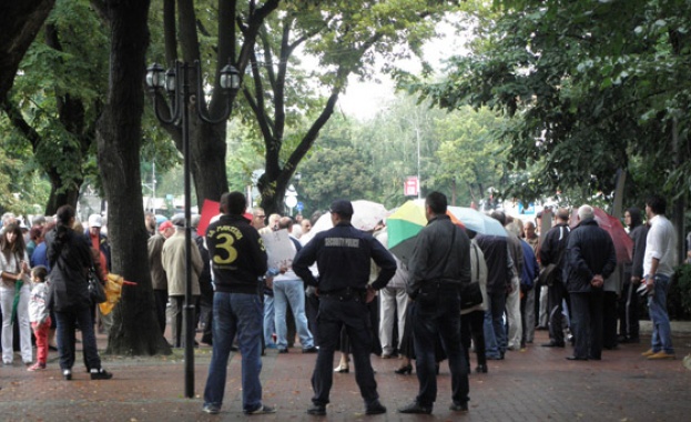 Протест в Кюстендил заради изсичането на над 70 брези