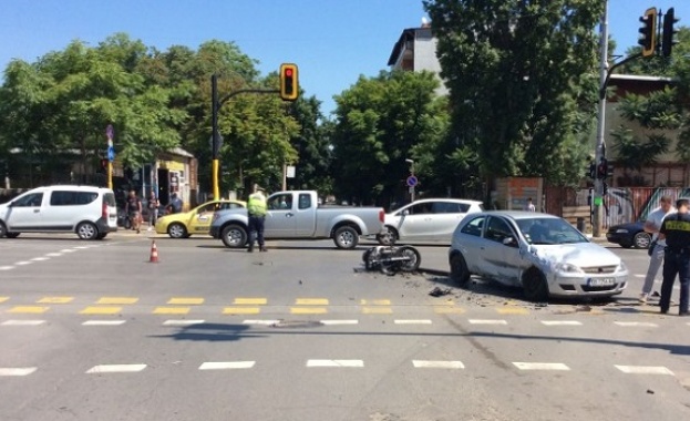 Мотоциклетист загина в столицата заради отнето предимство
