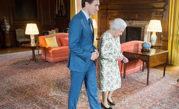 Канадският премиер се срещна с кралица Елизабет II