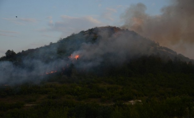 Сухопътните войски и днес оказват помощ при гасенето на пожара край село Маточина