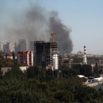 Над 1200 души, с хеликоптери и самолети, овладяват пожара в Ростов на Дон