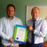 ЕНЕРГО-ПРО: Енергийни услуги за втора година връчи удостоверение за зелена енергия на „Дунав прес“