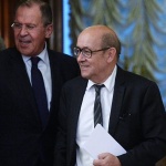Лавров обсъди ситуацията в Сирия с френския външен министър Льо Дриан