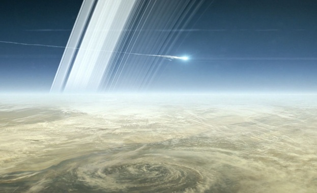 "Големият финал" на „Касини” се състоя между пръстените на Сатурн (видео)