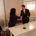 Министър Петкова се срещна с председателя на ПАО "Газпром" Алексей Милер