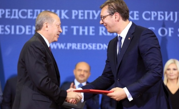 Ердоган обеща газ, инвестиции и подкрепа за Сърбия