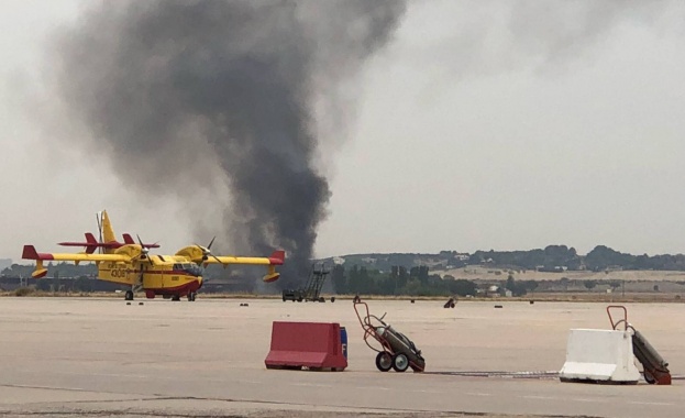 Само за седмица втори испански изтребител се разби, пилотът загина