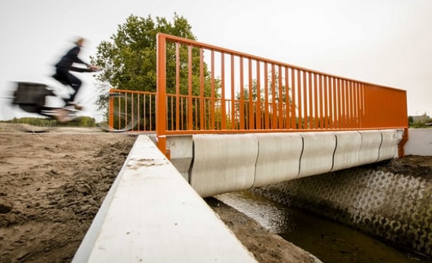 Бетонен мост в Холандия е направен с 3D печат