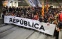 На релсите в Жирона протестиращите поискаха каталунска република