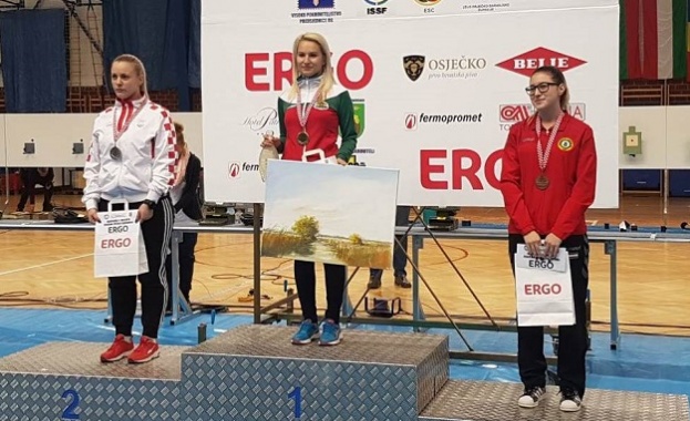 Спортният талант на "Еврофутбол" Таня Звискова със злато в Хърватия