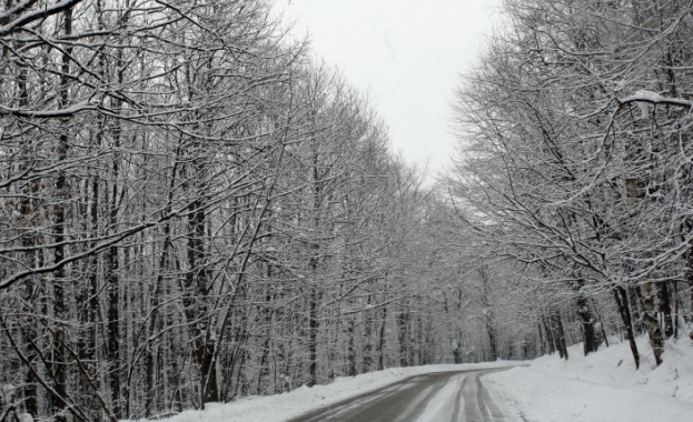 Затворени пътищата заради сняг и вятър