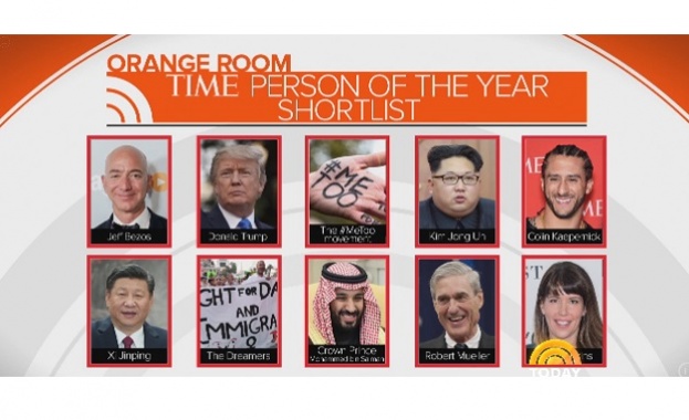 "Тайм" публикува претендентите за "Личност на годината"