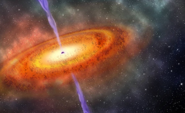 Откриха най-отдалечена черна дупка 
