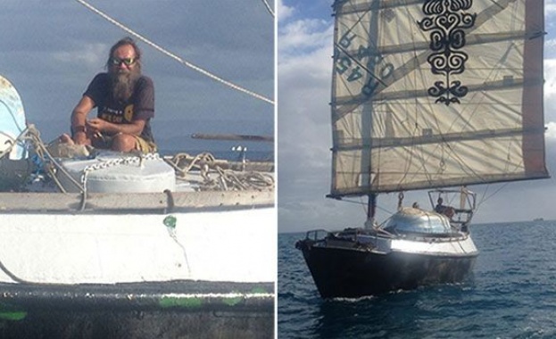 Спасиха авантюрист, тръгнал с лодка самоделка от Панама за Австралия