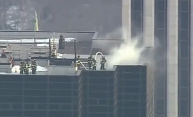 Trump Tower се запали (видео)