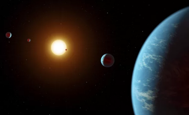 Любители-астрономи откриха уникална планетарна система